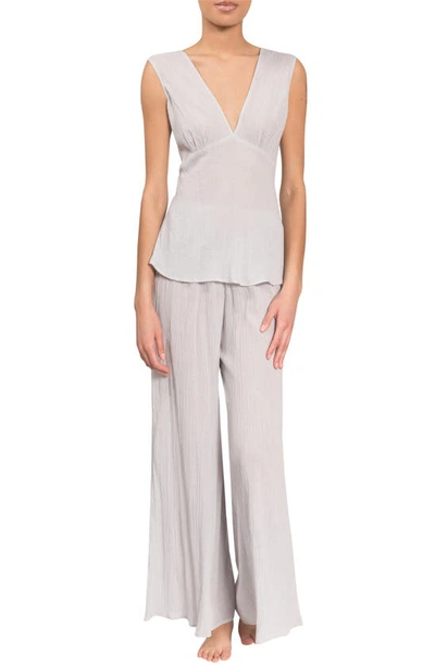 Everyday Ritual Julia Sleeveless Pajama Set In Mist