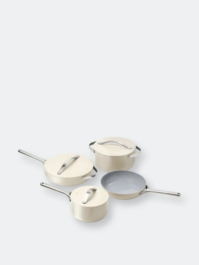 Caraway Non-toxic Ceramic Non-stick Cookware 7-piece Set In Brown