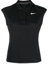 Nike Court Victory Dri-fit Tennis Polo In Black