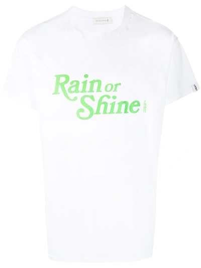 Mackintosh Rain Or Shine T-shirt In White