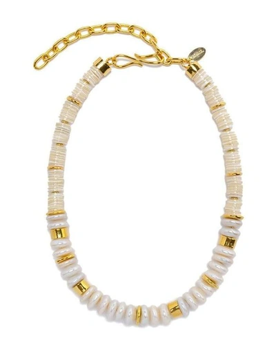 Lizzie Fortunato Women's Moonlight 18k Gold-plated & Multi-stone Beaded Necklace In White