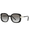 Prada Women's 53mm Pillow Sunglasses In Black