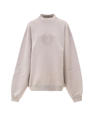 Balenciaga Beige Cotton Sweatshirt