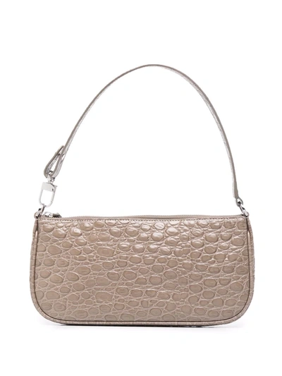 By Far Hammered Leather Rachel Bag In Pink