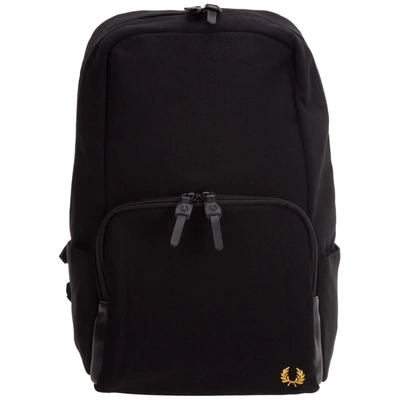 Fred Perry Men's Rucksack Backpack Travel In Nero