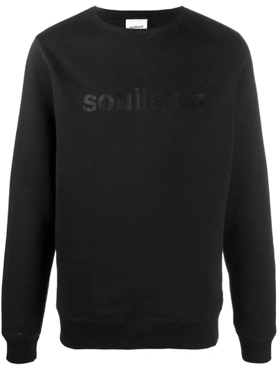 Soulland Willie Sweatshirt In Schwarz