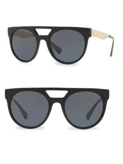 Versace Havna Aviator Sunglasses In Beige Black