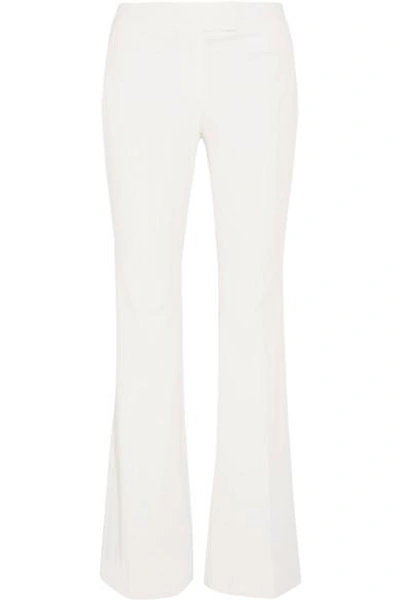 Rachel Zoe Twill Flared Pants In Ivory