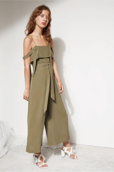 C/meo Collective Vision Jumpsuit In Khaki