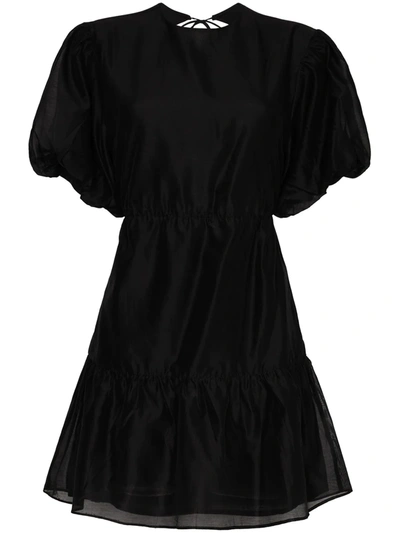 Sir Amerie Open Back Mini Dress In Black