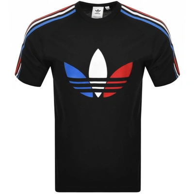 Adidas Originals Tricol T-shirt In Black