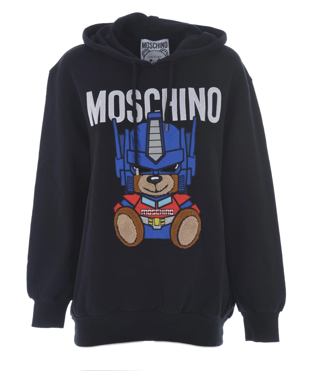 MOSCHINO／モスキーノ Transformers Bear ニットブラック MOSCHINO モスキーノ Transformers Bear ブランドオフ ウール