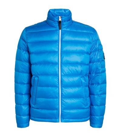 Mackage Quilted Down Jacket In Blue