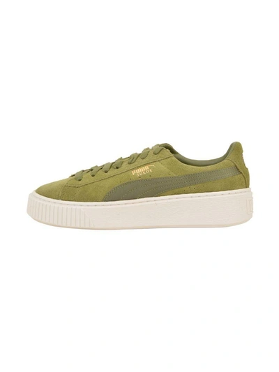 Puma Green Creeper Sneaker In Army