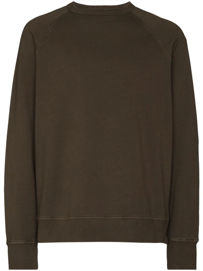 Ymc You Must Create Fauss Organic Cotton Sweatshirt In Brown