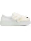 Joshua Sanders Rabbit Slip-on Sneakers In White