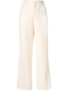 Chloé Cropped-hose Mit Weitem Bein - Nude In Neutrals