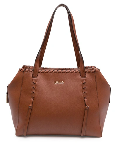 Liu •jo Liu Jo Women's Aa1002e0031x0282 Brown Faux Leather Handbag