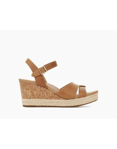 Ugg Cloverdale X Over Wedge Colour: Almond In Neutral