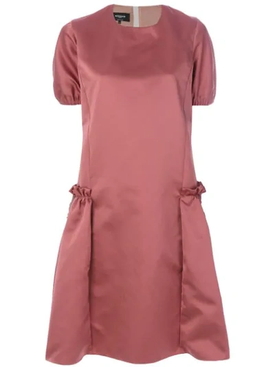 Rochas Flared Dress In Pink