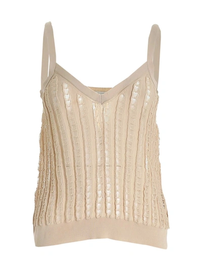 Ballantyne Crop Top In Beige