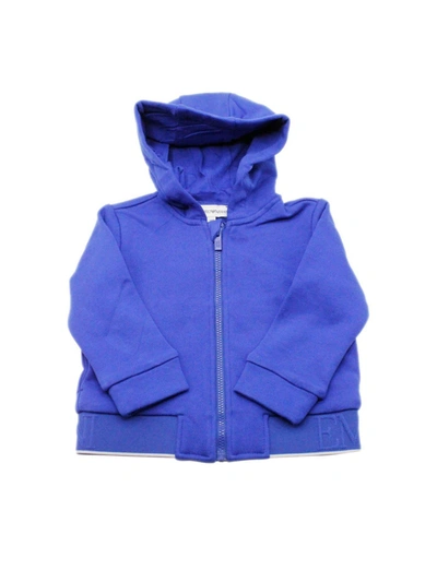 Emporio Armani Kids' Hoodie In Electric Blue