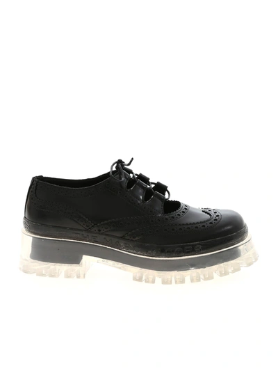 Marc Jacobs Brogue The Ghille Shoe In Black