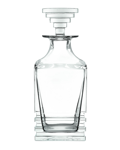 Saint Louis Crystal Oxymore Square Decanter In Clear