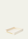 Aerin Shagreen Paper Tray In Cream