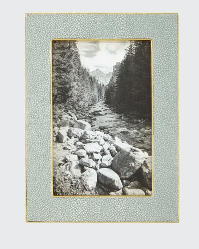 Aerin Classic Faux-shagreen 4" X 6" Picture Frame