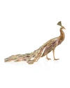 Jay Strongwater Grand Peacock Figurine