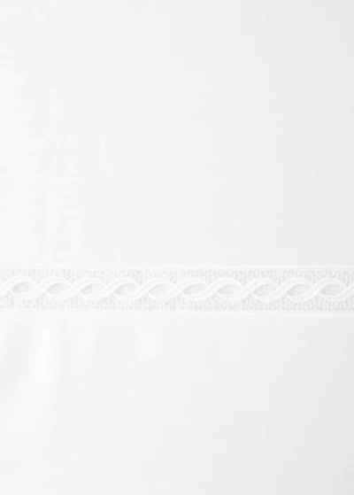 Sferra Two Standard 1,020 Thread Count Lace Sateen Pillowcases