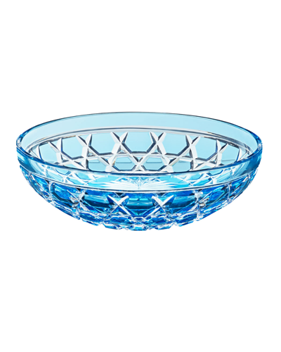 Saint Louis Crystal Royal Small Bowl, Sky Blue