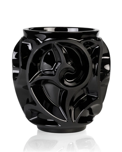 Lalique Tourbillons Small Crystal Vase