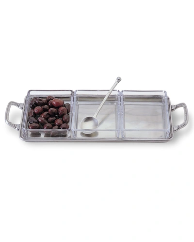 Match Crudite Tray With Handles