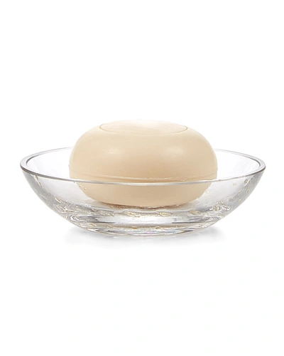 Labrazel Contessa Clear Glass Soap Dish In Clear Gold