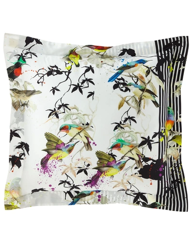 Roberto Cavalli Birds Rampage European Shams, Set Of 2 In Multi