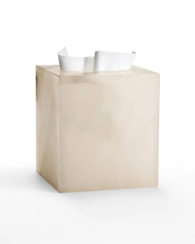 Labrazel Alisa Alabaster Tissue Cover, Cream In Creamy Ivory