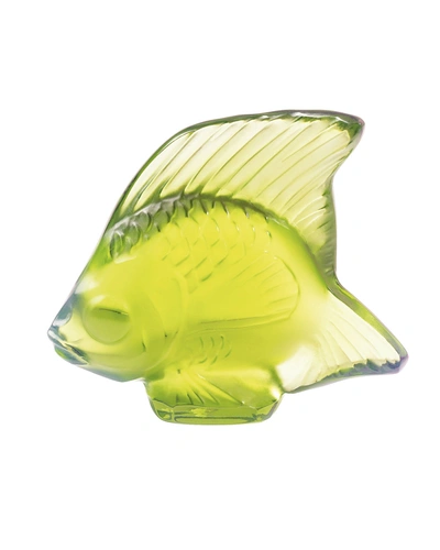 Lalique Anise Fish 30033 In Green