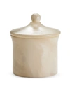 Labrazel Alisa Alabaster Bath Canister, Cream In Creamy Ivory