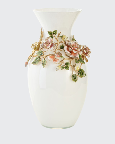 Jay Strongwater Rose Grand Vase