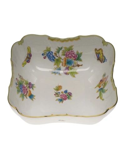 Herend Queen Victoria Square Salad Bowl
