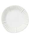 Vietri Incanto Stone Stripe Salad Plate, White