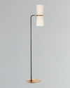 Aerin Clarkson Floor Lamp By  In Black And Brass