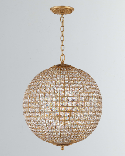 Aerin Renwick Large Sphere Chandelier In Gold