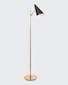 Aerin Clemente Floor Lamp In Black And Gold