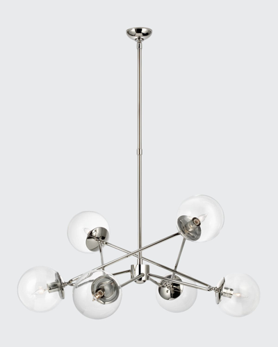 Aerin Turenne Large Dynamic Chandelier In Silver