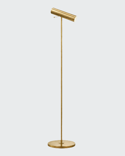 Aerin Lancelot Pivoting Floor Lamp In Gold