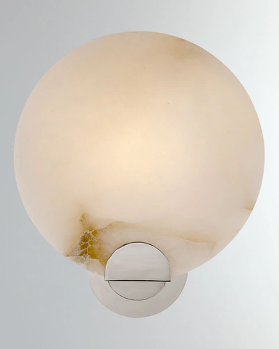 Aerin Iveala Single Sconce In Silver