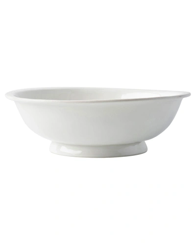 Juliska Puro Whitewash Footed Fruit Bowl